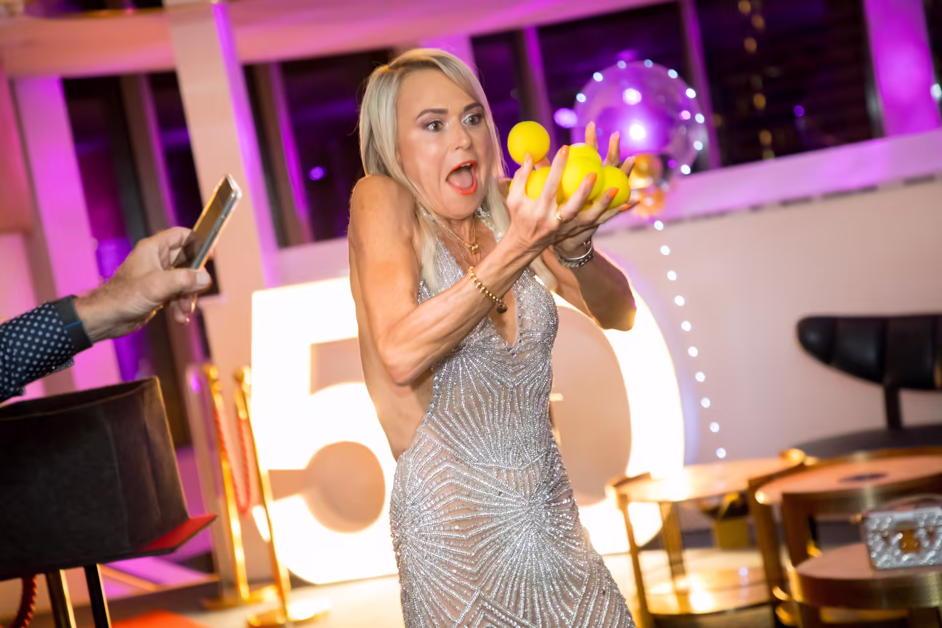 Jason Gray performing at a private birthday celebration